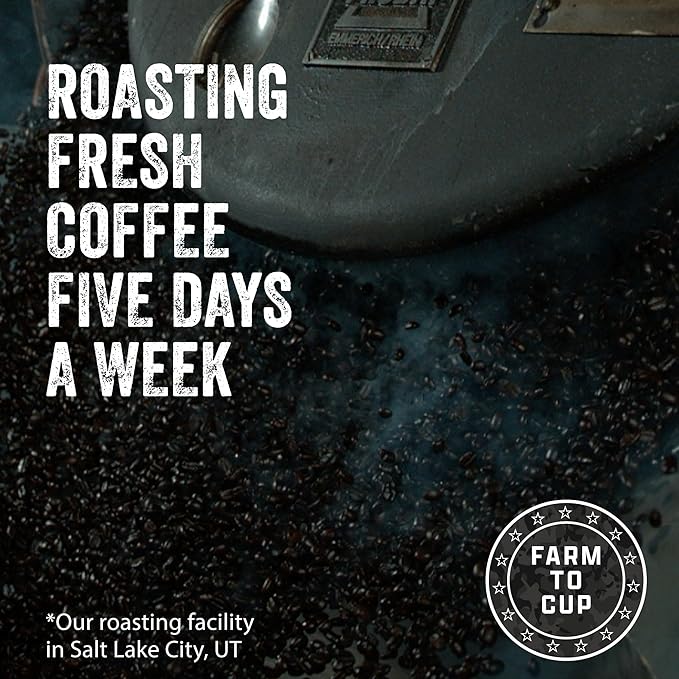 Black Rifle Coffee Company Ground Coffee Medium Roast - Roasted Blend Made from Pure Arabica Beans - Colombian & Brazilian Beans - Veteran Founded & American Made (Vanilla, 12oz Bag)