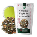 One With Tea – Organic Genmaicha Loose Leaf Tea – Authentic Japanese Green Tea Blend with Roasted Brown Rice for a Smooth, Nutty Flavor – USDA Certified Organic