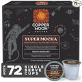 Copper Moon Single Serve Coffee Pods for Keurig K-Cup Brewers, Medium Roast, Super Mocha Blend, 72 Count