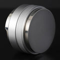 58mm Coffee Distributor and Tamper,Dual Head Coffee Leveler Fits for Gaggia E61 58mm Portafilter,Professional Espresso Hand Tamper.(Silver)