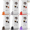 ESPRESSO ITALIA Capsules Compatible with Nespresso Machines, 100 Count - VARIETY PACK, Italian Coffee Pods Expresso