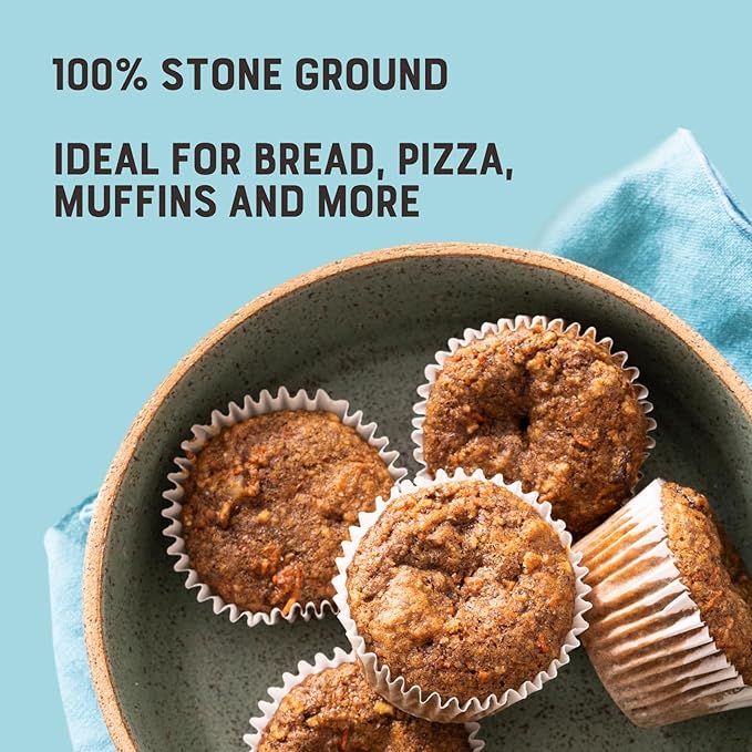 Bob's Red Mill Whole Wheat Flour, 3 Pound (Pack of 4) - Whole Grain, Non-GMO, Vegan