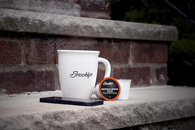 Brooklyn Beans Brooklyn Bridge Blend Gourmet Coffee - Compatible with Keurig 2.0 K Cup Brewers, 40 Count, Rich and Bold Medium Roast