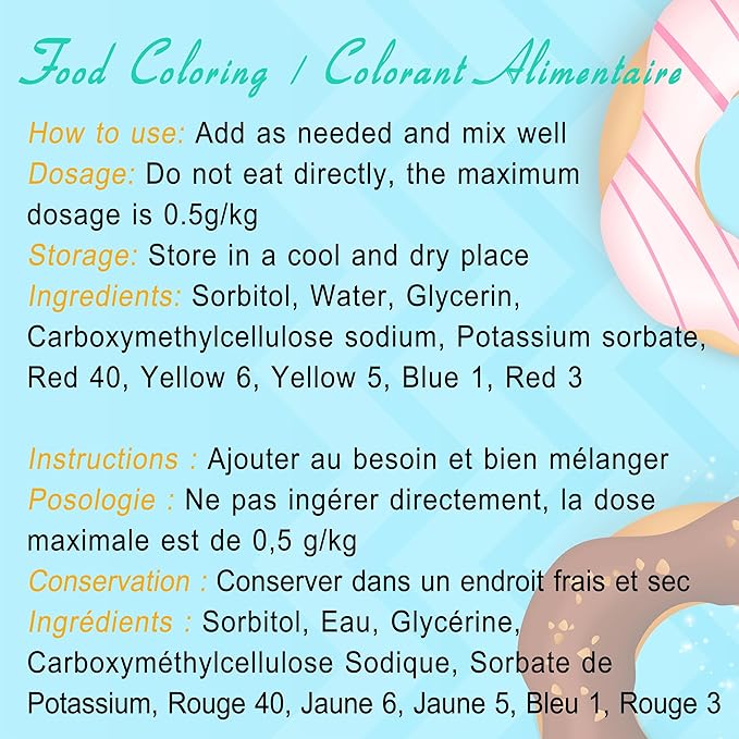 Gel Food Coloring - 4.5oz Vivid Food Coloring Gel for Baking, Cake Decorating, Cookie, Fondant, Macaron - Tasteless Concentrated Edible Food Color Dye for Icing, Slime, Drinks, DIY Crafts (White)
