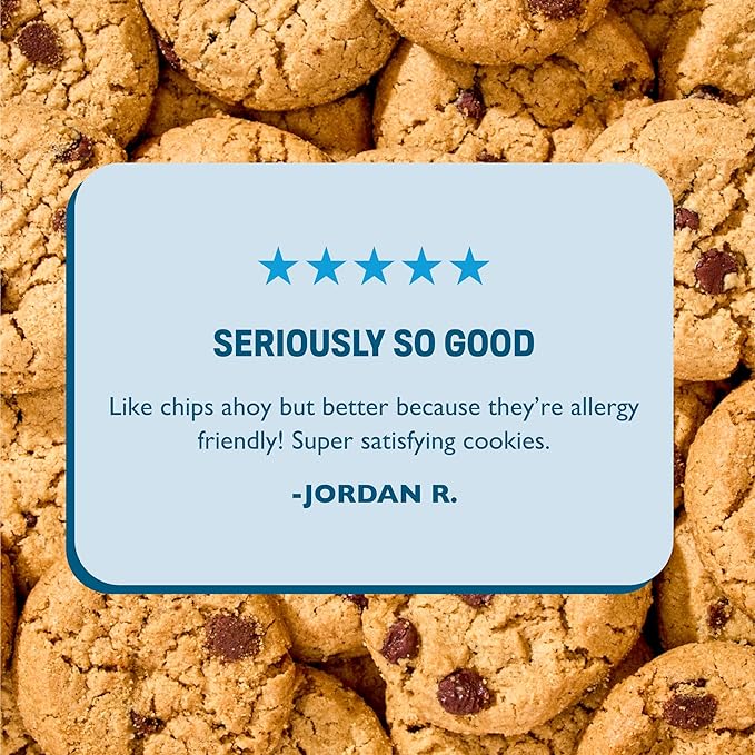 Gluten Free Partake Crunchy Soft Baked Chocolate Chip Cookies - Vegan - Free From the Top 9 Allergens Including Dairy, Wheat, Soy, Eggs, & Peanuts - Non GMO - Safe School & Office Snack (3 Pack, 5.5oz Boxes)