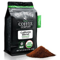 The Bean Organic Coffee Company California Blend, Medium Roast, Ground Coffee, 16-Ounce Bag,Café molido tostado organico