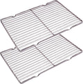 2Pcs Stainless Steel Cooling Racks, Cooling Racks for Cooking and Baking, Cookie Cooling Rack, Oven Cooling Racks for Cooking