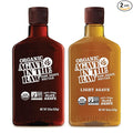 In the Raw Organic Blue Agave Syrup Bundle – Amber + Light Agave Nectar, Low-Glycemic Sweetener, Maple Syrup and Honey Alternatives, 18.5 Oz Ea