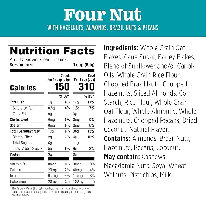 Jordans Slow Baked Granola | Variety Pack | Mixed Berry, Honey Nut, Four Nut | No Artificial Flavors, Colors, or Preservatives | Better for You Snacks for Adults & Kids | 11.4 oz (3 Pack)