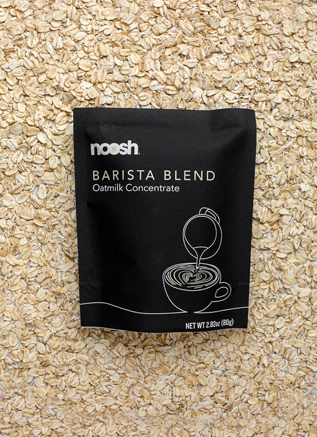 NOOSH Oatmilk Concentrate - Oat Milk Powder - Each Pack Makes 1qt - Great for Foaming and Steaming - Perfect for Hot or Cold Beverages – 4.59oz (3 Pack)
