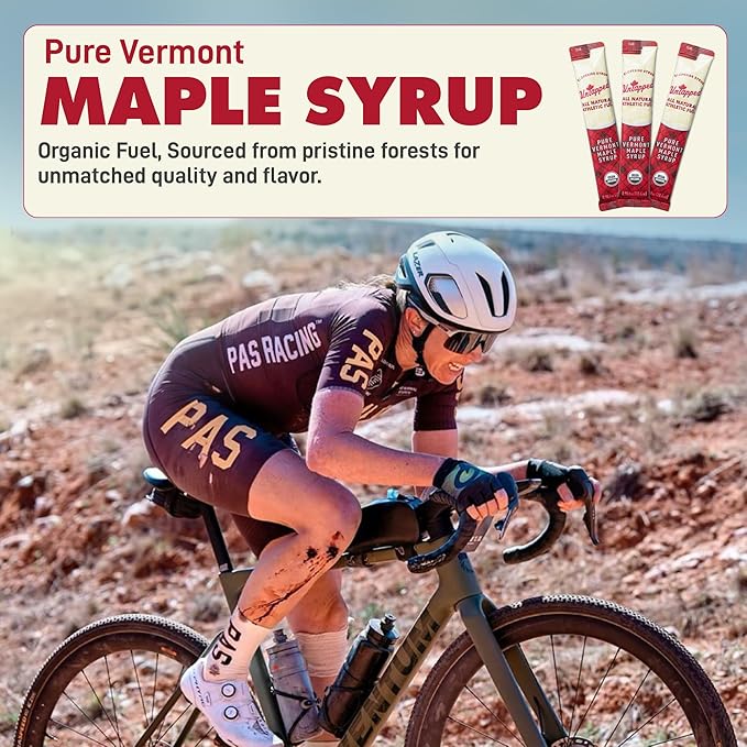 UnTapped Maple Syrup Packets Box of 20, Pack of 2 | Pure Maple Syrup Gel Packs for Runners | Single-Serve Running Energy Gels | Low Glycemic | Fuel to Keep You Running Longer