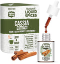 Spice Drop Cinnamon Cassia Extract – Baking, Cooking, Smoothie, Dessert, Coffee, Tea | Premium Quality Rich Aroma & Flavor | No Added Color or Preservative | Sri Lanka Origin | Vegan | 0.17 Oz