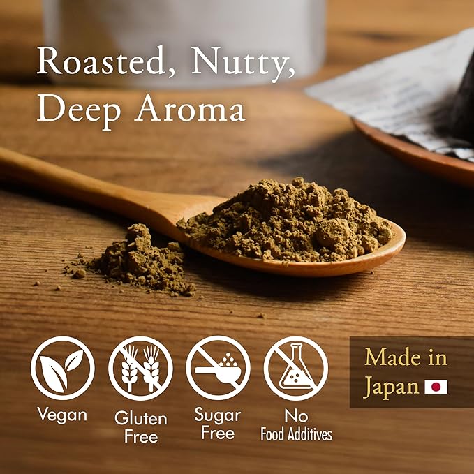YAMASAN KYOTO UJI Hojicha Powder Organic Roasted green tea Baking powder latte powder, (100g) Made in Japan,Sold by Japanese company