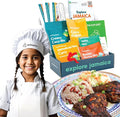eat2explore Cooking Kits for Kids – Interactive & Educational Kids Cooking Sets Real for Ages 5 and Up,3 Recipe Cards & Global Ingredients – Fun Gift for Young Chefs (Jamaica Edition)