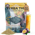 Ancient Diosa - Yerba Mate Tea Powder 350g, 35-Servings - Passion Fruit Flavor Clean Energy Drink Superfood - Support Gut Health, Probiotics and Prebiotics, Reduce Brain Fog, Relaxation & Focus Blend