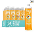 Sparkling Ice, Orange Mango Sparkling Water, Zero Sugar Flavored Water, with Vitamins and Antioxidants, Low Calorie Beverage, 17 fl oz Bottles (Pack of 12)