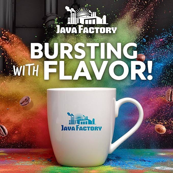 Java Factory Coffee Pods Vanilla Flavored Coffee Compatible with K Cup Brewers Including 2.0, Vanilla Dream, 40 Count