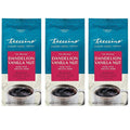 Teeccino Dandelion Vanilla Nut Herbal Coffee - Caffeine-Free Coffee Alternative with Prebiotics, Gluten Free, Acid Free - Medium Roast, 10 oz, Pack of 3