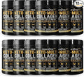 Multi Collagen Protein Powder 16.2 oz (Pack of 12) | 5 Types with Bone Broth, Hydrolyzed Peptides, Biotin & MCT Oil, Unflavored, Supports Skin, Hair, Nails, Joints & Gut Health