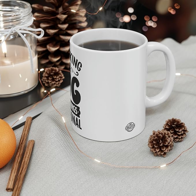 11 OZ Novelty Coffee Mugs - Christmas Gift (Day Drinking Mug)