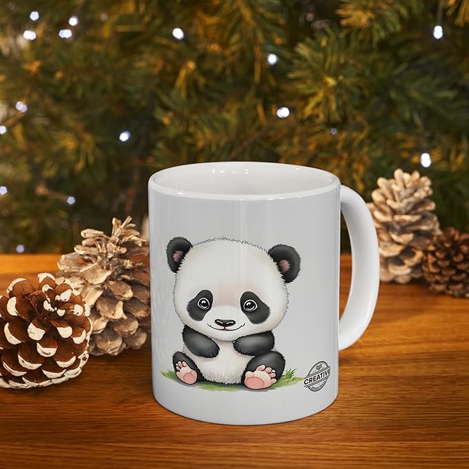 11 OZ Novelty Coffee Mugs - Christmas Gift (Baby Panda Theme)