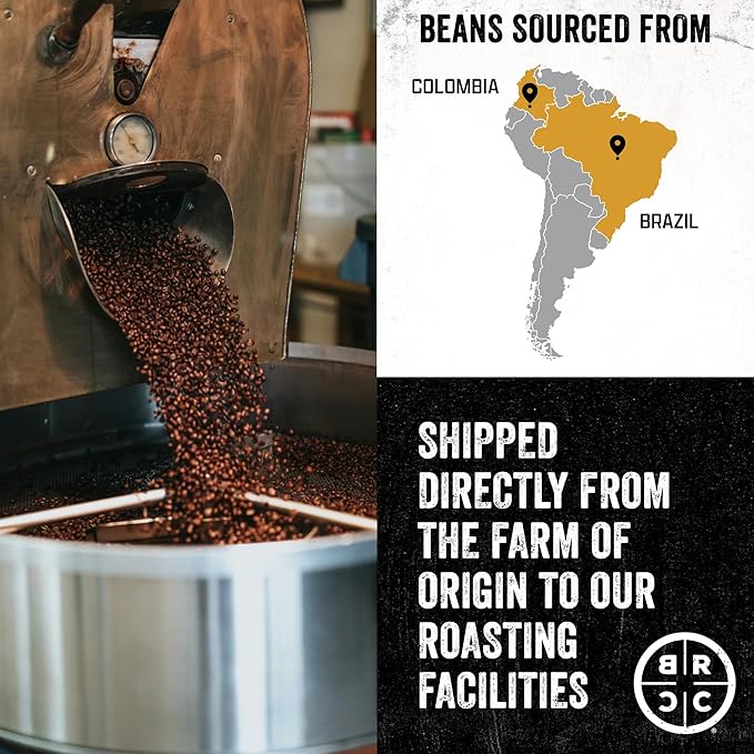 Black Rifle Coffee Company Ground Coffee Medium Roast - Roasted Blend Made from Pure Arabica Beans - Colombian & Brazilian Beans - Veteran Founded & American Made (Vanilla, 12oz Bag)