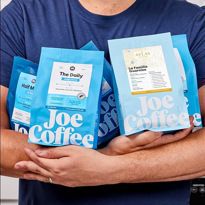 Joe Coffee Company - The Amsterdam Ground Coffee, 6 oz Bag | NYC Roaster, RFA Certified, Kosher, Climate-Friendly, Specialty Grade