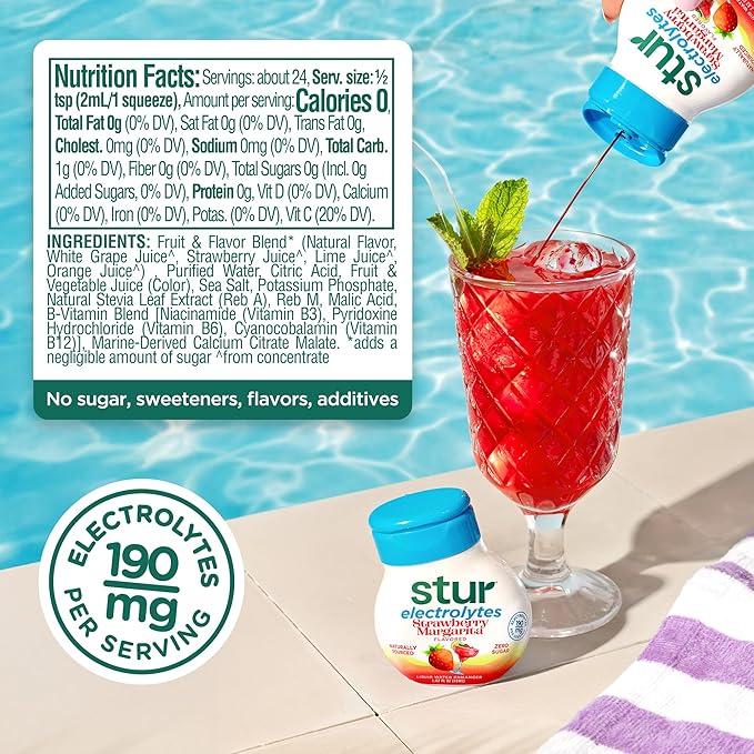 Stur Liquid Water Enhancer | Mocktail Variety Pack | Naturally Sweetened | Sugar Free | Zero Calories | Keto | Vegan | 5 Bottles, Makes 120 Drinks