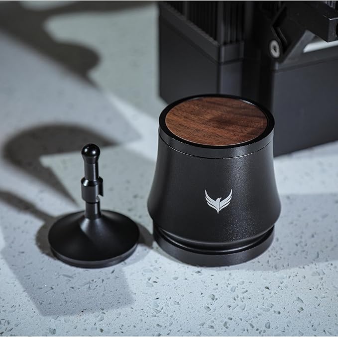 54mm Espresso Tools Kit Walnut Breville Accessories Includes Espresso Shaker, Spring Loaded Coffee Tamper, Leveling Tool, Bottomless Portafilter 54mm and Espresso Stirring Tool