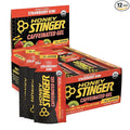 Honey Stinger Organic Strawberry Kiwi Energy Gel, Caffeinated & Gluten Free, for Exercise, Running and Performance, Sports Nutrition for Home & Gym, Pre and Mid Workout, 12 Pack, 13.2 Ounce