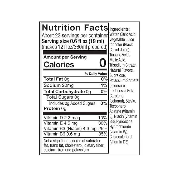 SodaStream Cranberry Raspberry Zero Calorie, 440ml 4-Pack