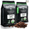 The Bean Organic Coffee Company Pumpkin Spice, Medium Roast, Whole Bean Coffee, 16-Ounce Bags (Pack of 2)
