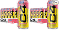 Cellucor C4 Performance Energy Drink | JOLLY RANCHER Watermelon | Zero Sugar Carbonated Preworkout Energy | 200mg Caffeine with Beta Alanine | 16 Fl Oz (24 Pack)