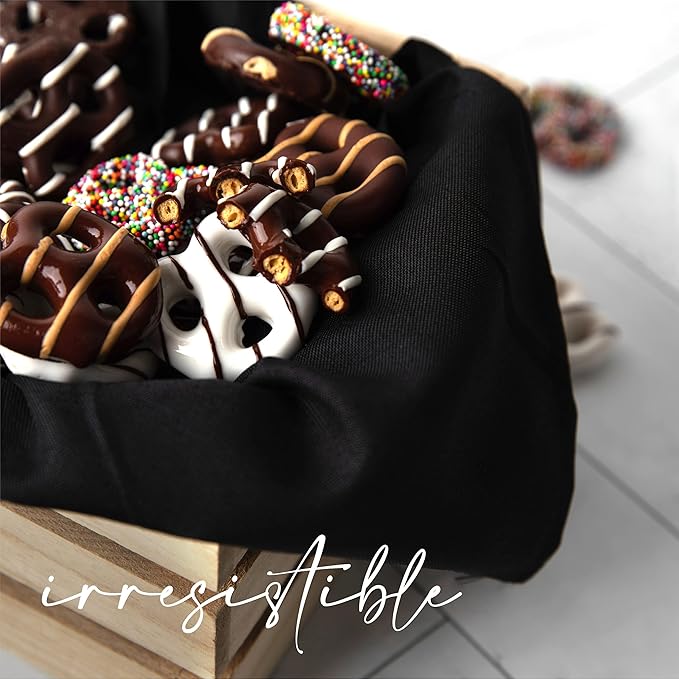 Gluten Free Palace Chocolate Covered Pretzels Gift Basket – Mother’s Day Chocolate Pretzel Gift – Gluten Free Easter Treats – Family, Friends, Corporate, Thank You & Get Well (4 Flavors)