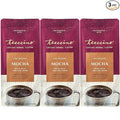 Teeccino Mocha Chicory Coffee Alternative - 11 Ounce - Ground Herbal Coffee That’s Prebiotic, Caffeine-Free & Acid Free, Medium Roast, (Pack of 3)