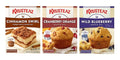 Krusteaz Variety Pack,Cinnamon Swirl Crumb(21 oz),Cranberry Orange Muffin Mix (18.6 oz),Wild Blueberry Muffin Mix (17.1 oz), (3 CT)