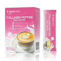 Premium Instant Collagen Peptide Infused Milk Coffee - Rich Creamy Taste, 30-Second Preparation, Aids Collagen Intake