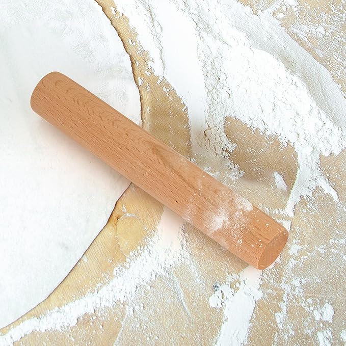 15 Pcs Small Wooden Rolling Pin for Dough, 6 Inch Dumpling Rolling Pin for Baking, Mini Kitchen Wood Rollings Pins for Pizza, Bread, Home Cooking