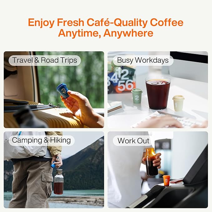 SATURNBIRD Coffee Instant Cold Brew, Light-Medium Roast, Woody & Smooth Blend of 100% Specialty Arabica, Enjoy Hot or Cold, Freeze Dried Iced Coffee, 24 Single Servings for Home, Travel, Office (NO.2)