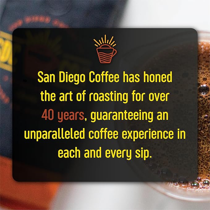 San Diego Coffee Organic French Roast, Dark Roast, Whole Bean Coffee, 16-Ounce Bags (Pack of 2) Café en grano tostado