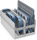 Caraway Nonstick Ceramic Bakeware Set (11 Pieces) - Baking Sheets, Assorted Baking Pans, Cooling Rack, & Storage - Aluminized Steel Body - Non Toxic, PTFE & PFOA Free - Slate