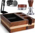 Breville Espresso Machine Accessories Kit 54mm Coffee Tamper Set Includes Distributor, Tamper, WDT Tool, Dosing Funnel, Knock Box, and Puck Screen