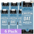 Califia Farms - Oat Barista Blend Oat Milk, 32 Oz (Pack of 6), Shelf Stable, Dairy Free, Plant Based, Vegan, Gluten Free, Non GMO, High Calcium, Milk Frother, Creamer, Oatmilk
