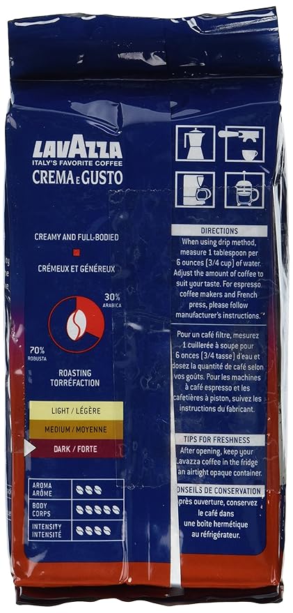 Lavazza Crema e Gusto Espresso 8.8oz(Pack of 6)