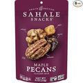 Sahale Snacks Maple Pecans Glazed Mix, 4 oz Pouches (6 Packs) Dry-Roasted, Deluxe Mixed Nuts with Cherries, Apples, Maple, and Cinnamon - Non-GMO, Kosher, and Certified Gluten-Free Snacks