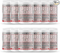 Sports Collagen Powder, 12.42 oz, Pack of 12 - Grass Fed Bovine & Wild Fish Hydrolyzed Type I, II, III Multi Collagen Peptides, Unflavored Protein Powder with Electrolytes