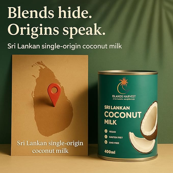 Islands Harvest Organic Coconut Milk (22% Fat) Pack of 6 - Vegan, Kosher, Halal, Non-GMO, USDA Organic - Rich & Sweetly Aromatic Coconut Flavor - No Added Artificial Flavors, Colors & Preservatives. Perfect for Curries, Soups, Sauces, Drinks & Desserts