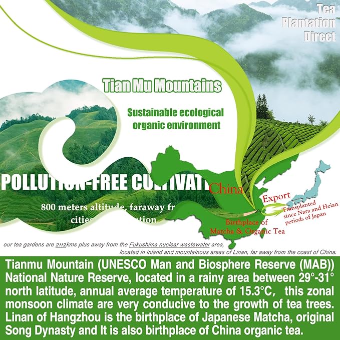 EFOOFAN Organic Matcha Green Tea Powder, Culinary Grade(1lb/16oz), USDA/JAS/EC Certified, Japanese Sencha Tea Flavor, Earthy and Grassy for Cooking, Dessert, Pastry or Blends