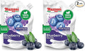 Mazzoni Blueberry Puree, 100% Pure Blueberries, Just Fruit, No Sugar Added, 2.2 lbs (35.2 oz) RMixer for Cocktails, Drinks, Smoothies. Convenient Pouch, Made in Italy (Pack of 2)