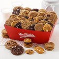 Mrs. Fields Large Sweet Signature Crate - Assorted with 12 Original Cookies and 45 Nibblers Bite-Sized Cookies in our 5 Classic Flavors (57 Count)